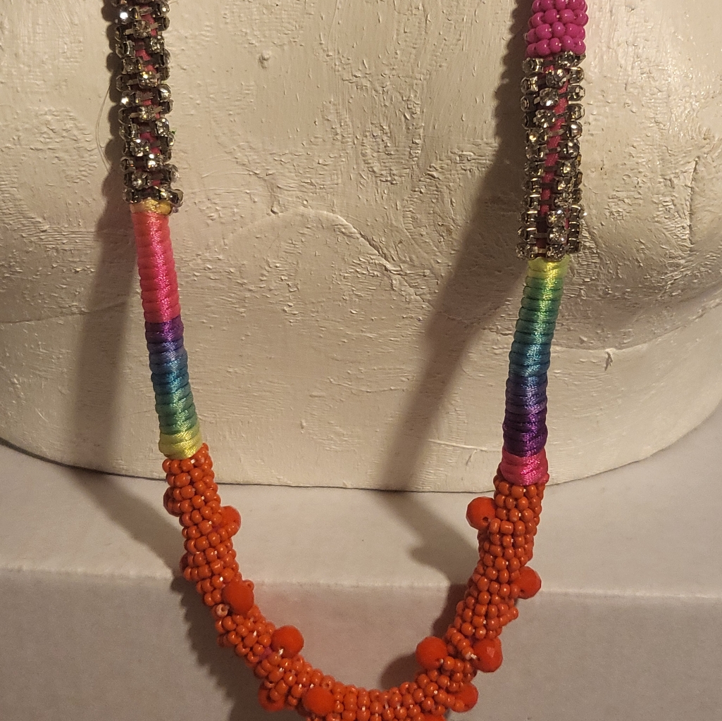Nwt Colorful Beaded Necklace By Jules B
